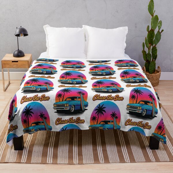 Item preview, Chase the Sun Retro Car Sunset Art designed and sold by My-Hoodies.