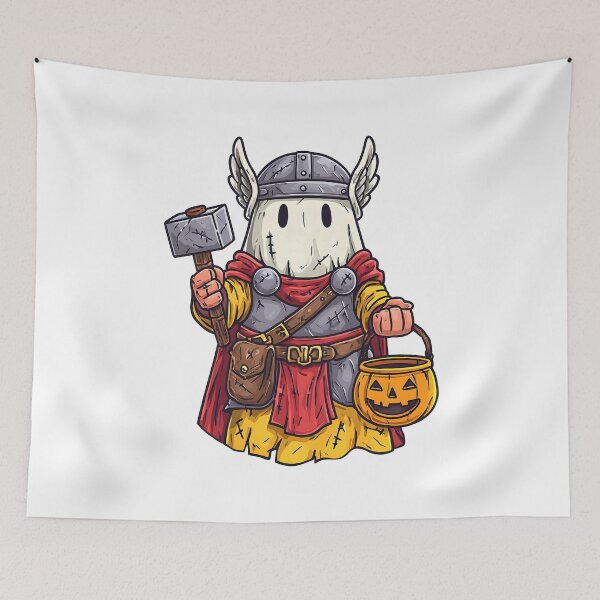 Artikelvorschau, Retro-Halloween-Cartoon-Superheld entworfen und verkauft von Lokesandell.