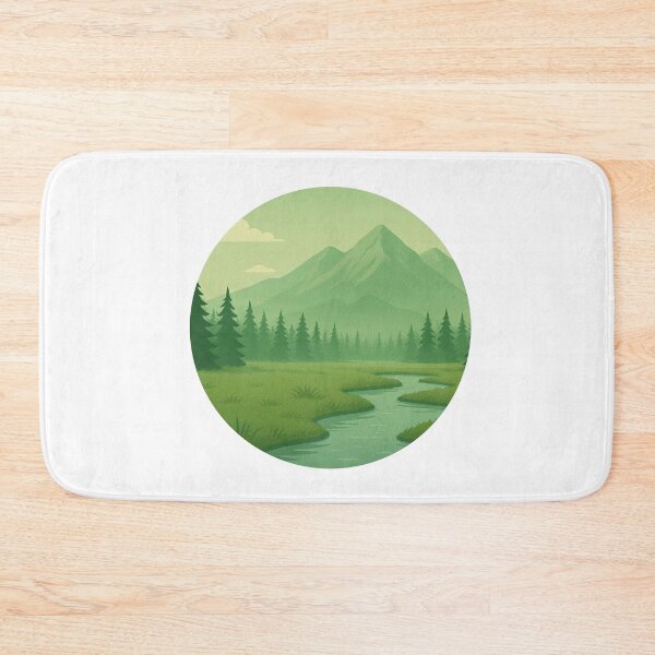 Item preview, Taiga A Peaceful Mountain Vista designed and sold by NettoShop.
