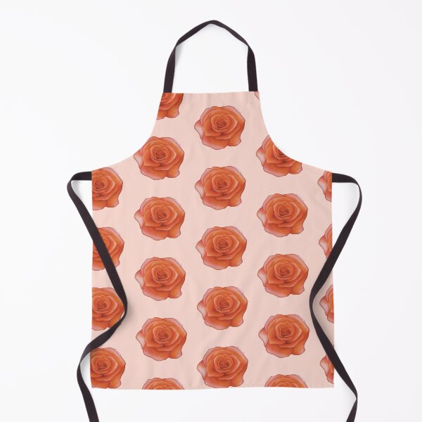 Item preview, Bright Orange Rose Flower designed and sold by rainbowberry.