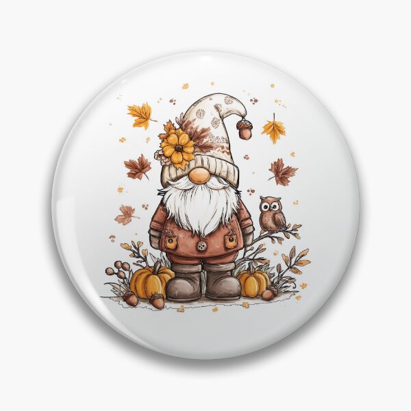 Item preview, Trendy Fall Gnome designed and sold by Lokesandell.