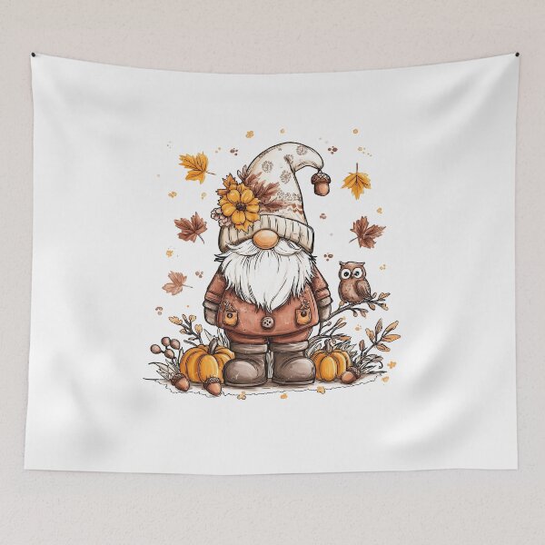 Item preview, Trendy Fall Gnome designed and sold by Lokesandell.