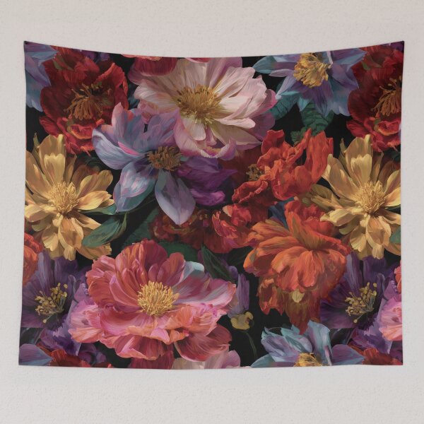 Item preview, Hyperreal Surreal Floral Bloom Pattern designed and sold by DarklingAnubiss.
