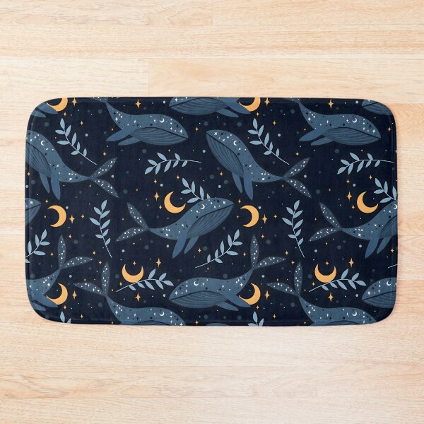 Item preview, Moon Splashed Whale | Celestial Ocean Cosmic Whale Art Design designed and sold by Imaginarium Depot - ImaginariumDepot.us.