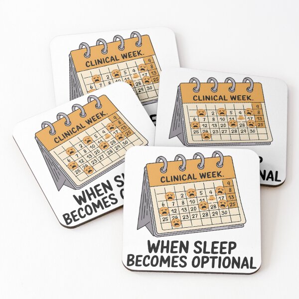 Item preview, Clinical Week: When Sleep Becomes Optional | Funny Student Nurse Life  designed and sold by CuteDesignables.