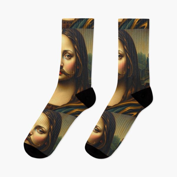 Item preview, Mustalisa – Funny Mona Lisa designed and sold by Tiwtiws.