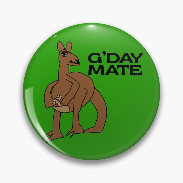 Item preview, Kangaroo and Joey G'day Mate by Everything Eli designed and sold by EverythingEli.