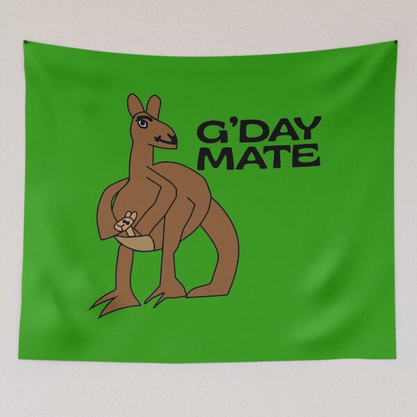 Item preview, Kangaroo and Joey G'day Mate by Everything Eli designed and sold by EverythingEli.