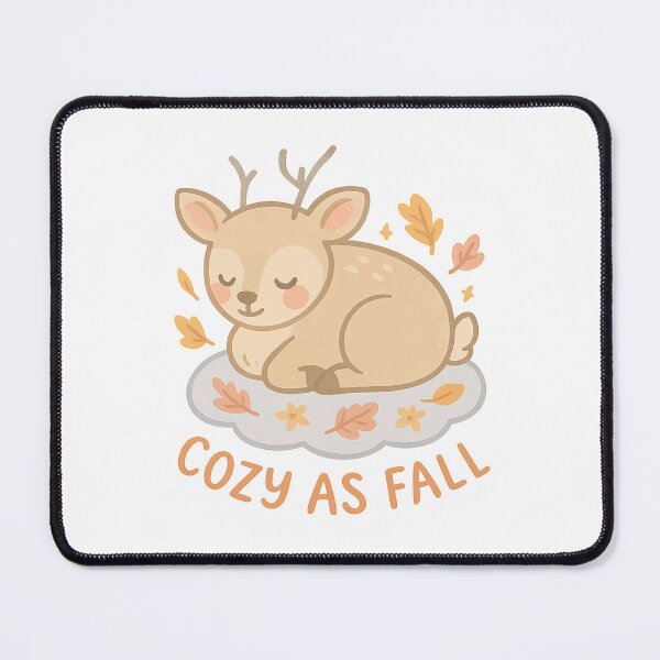 Item preview, Cozy As Fall – Cute Autumn Deer Design / Woodland Animal Vinyl Decal designed and sold by FurEver Graphics.