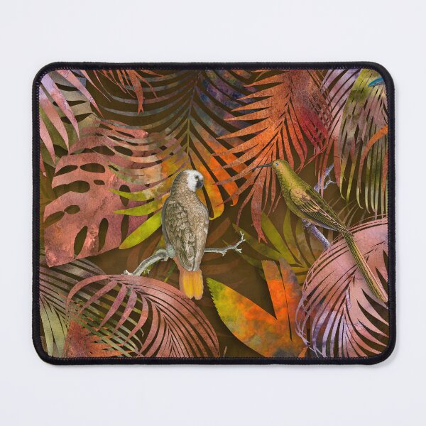Item preview, Parrots In The Mystic Autumn Jungle  designed and sold by artsandsoul.