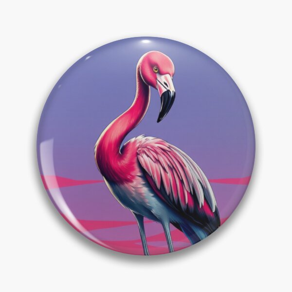 Item preview, 80s Retro Flamingo Poker Face designed and sold by Tiwtiws.