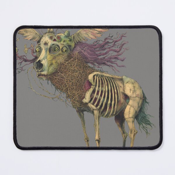 Item preview, Mother Horse Eyes Horror Art | Creepy Folklore Illustration in Dark Ink Style designed and sold by JonHale.