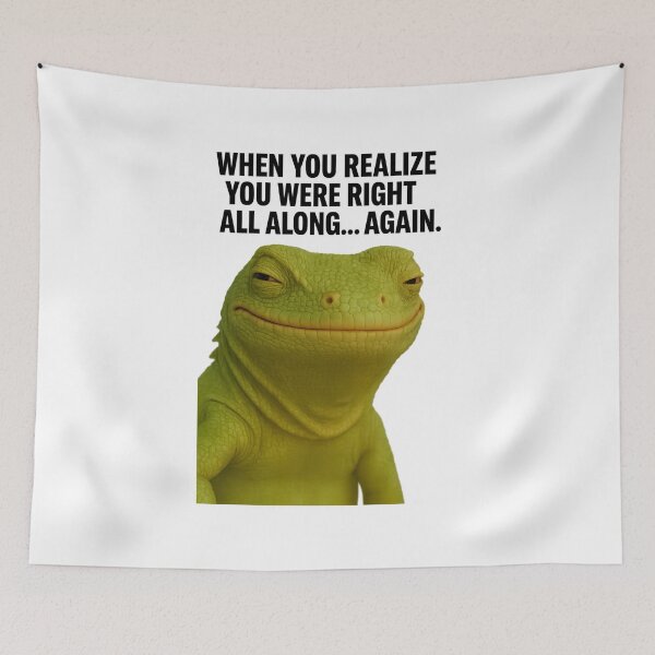 Item preview, Lizard Meme, Lizard, sarcasm,sarcastic designed and sold by graphic-genie.