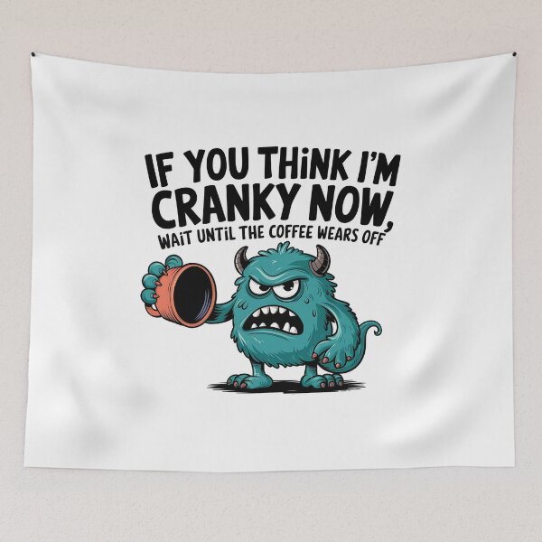 Item preview, Paraprofessional Coffee Humor | If You Think I'm Cranky Now, Wait Until The Coffee Wears Off | Funny School Staff  designed and sold by CuteDesignables.