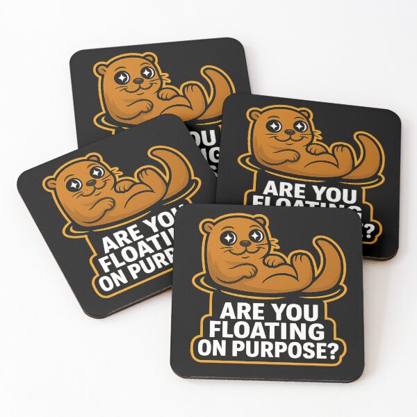 Item preview, Funny Otter - Are You Floating On Purpose? designed and sold by Derpy Lab .