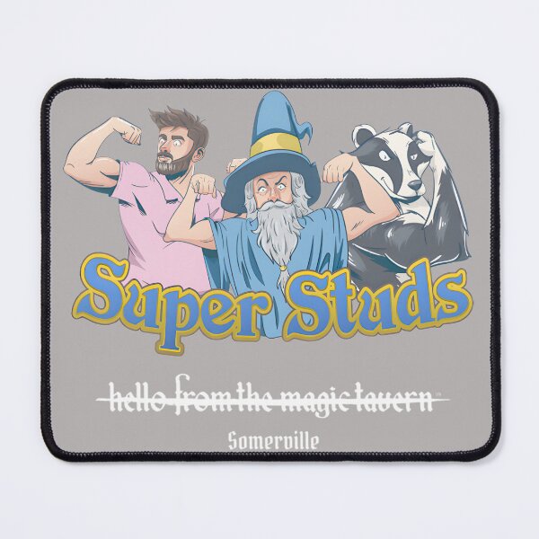 Item preview, Super Studs: Strong Man, Wizard & Badger Flexing designed and sold by Jennie4Briant.
