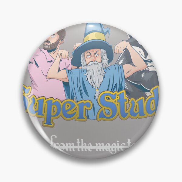 Item preview, Super Studs: Strong Man, Wizard & Badger Flexing designed and sold by Jennie4Briant.
