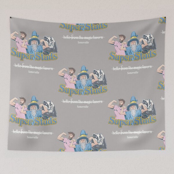 Item preview, Super Studs: Strong Man, Wizard & Badger Flexing designed and sold by Jennie4Briant.