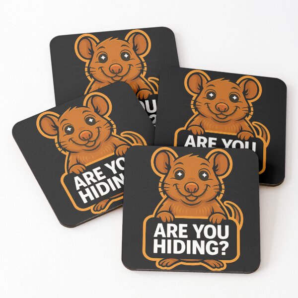 Item preview, Funny Mouse - Are You Hiding? designed and sold by Derpy Lab .