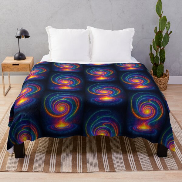 Item preview, Enter the Infinite | Psychedelic Neon Spiral Portal Art designed and sold by ReyDeLaCalle.