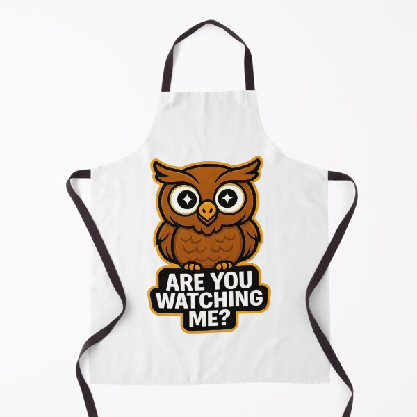 Item preview, Cute Owl - Are You Watching Me? designed and sold by Derpy Lab .
