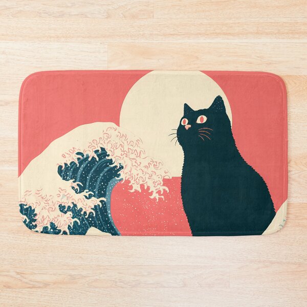 Item preview, Modern Comic Cat with the Wave designed and sold by Cat-Wave-Dream.