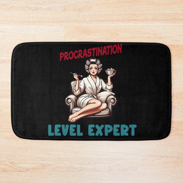 Item preview, Procrastination Level Expert – Funny Lazy Humor Design designed and sold by Maggiepeshop.