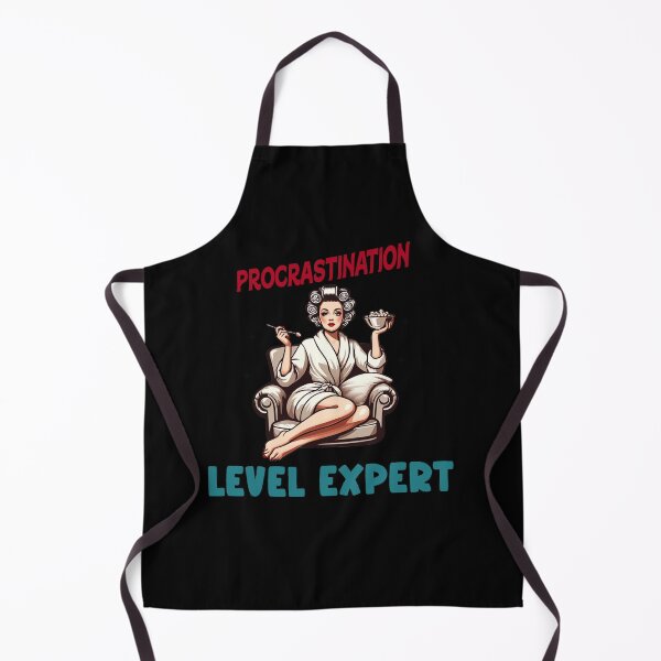 Item preview, Procrastination Level Expert – Funny Lazy Humor Design designed and sold by Maggiepeshop.