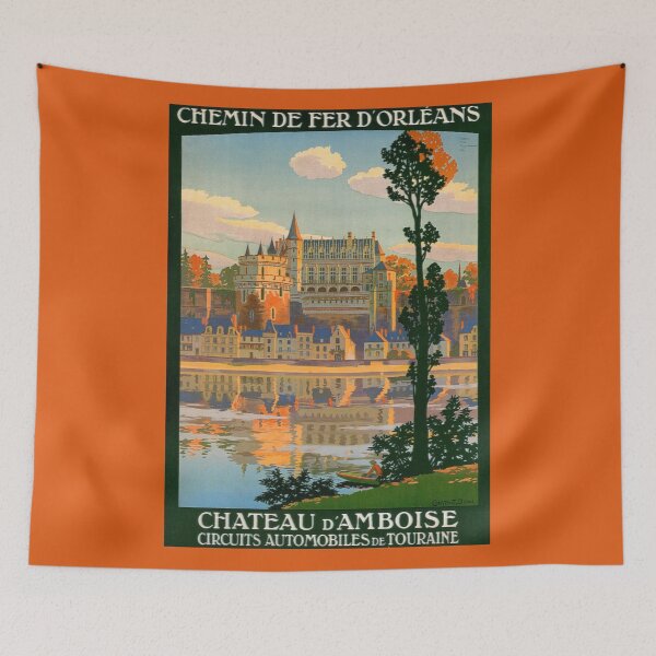 Item preview, Royal Chateau of Amboise Travel Poster designed and sold by ExpressingSelf.