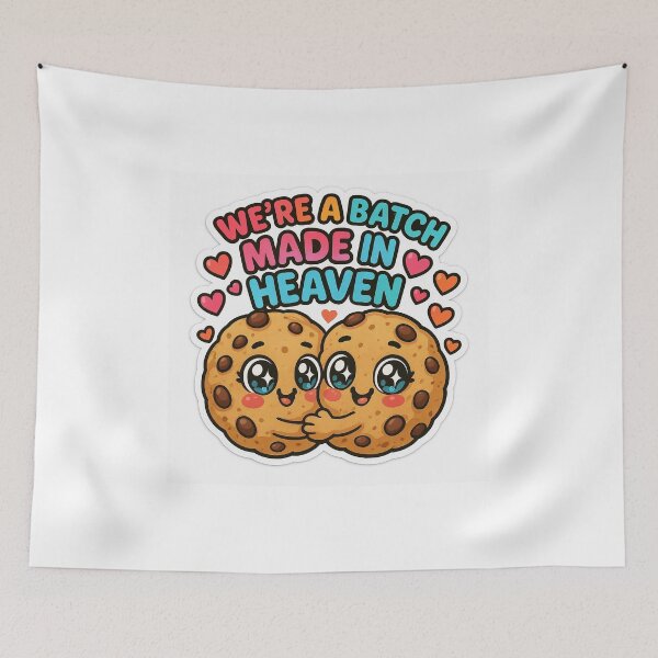 Item preview, Funny romantic cookie sticker/label art designed and sold by Nicoleen1973.