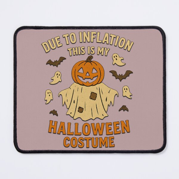 Item preview, Due to Inflation – This is My Halloween Costume | Funny Pumpkin Ghost Design designed and sold by LunaSpellStudio.