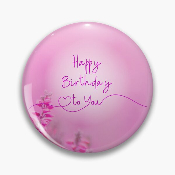 Item preview, HAPPY BIRTHDAY CARD, FLORAL, PINK, WILD FLOWERS designed and sold by AASparksDesigns.