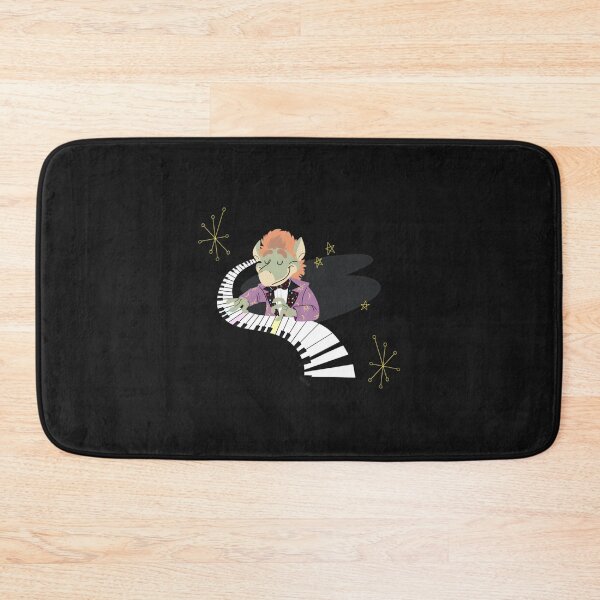 Item preview, Retro Green Alien Pianist - Cosmic Tunes & Stellar Style designed and sold by CozyCafete.