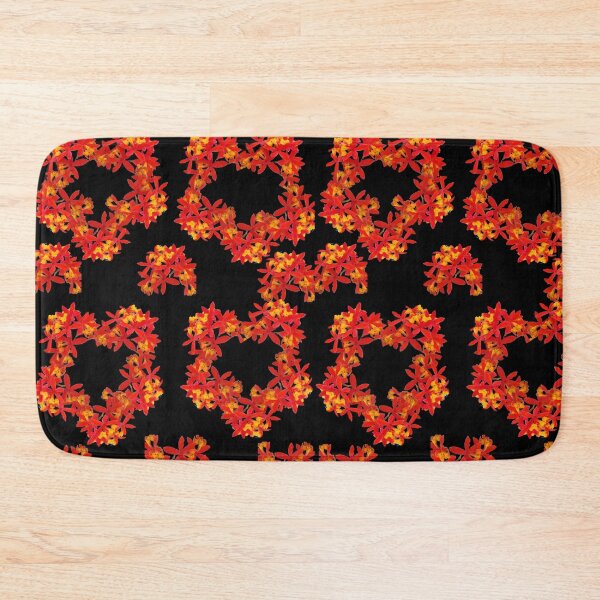 Item preview,  Midnight Bloom: Scarlet Orchids on Black designed and sold by SheFriendly143.