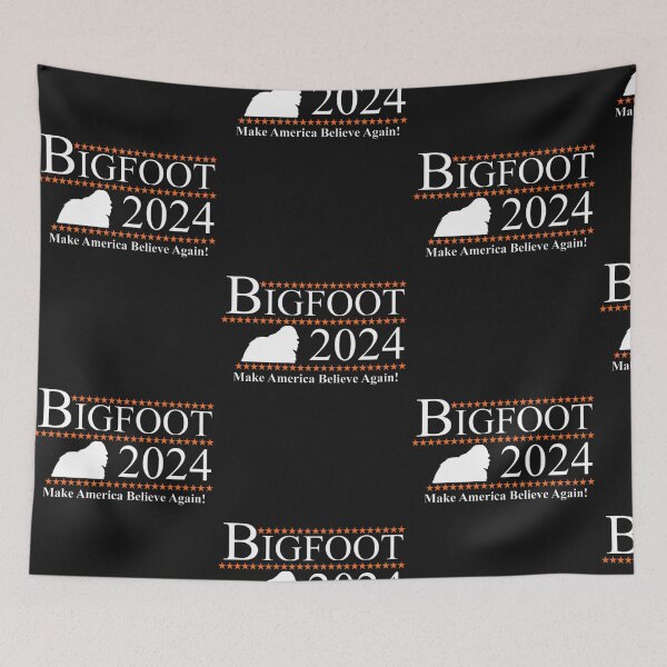 Item preview, Bigfoot Sasquatch Stars: Believe in the Cryptid Legend! designed and sold by CassarahBorns.