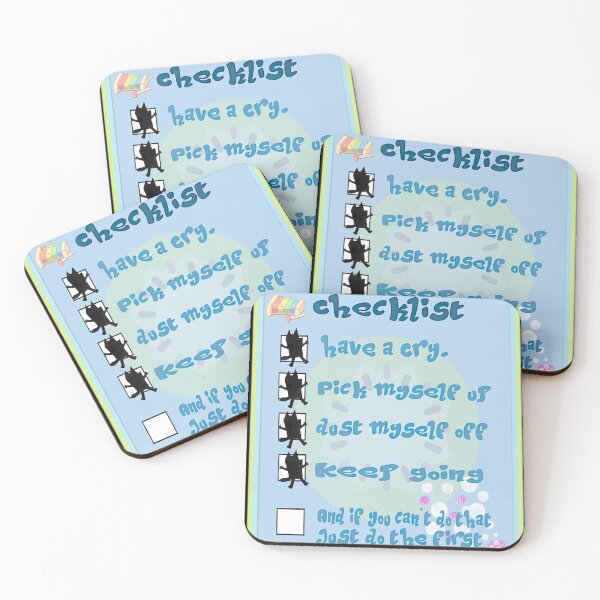 Item preview, Emotional Wellbeing Checklist: Have A Cry, Pick Up, Keep Going designed and sold by CozyCafete.