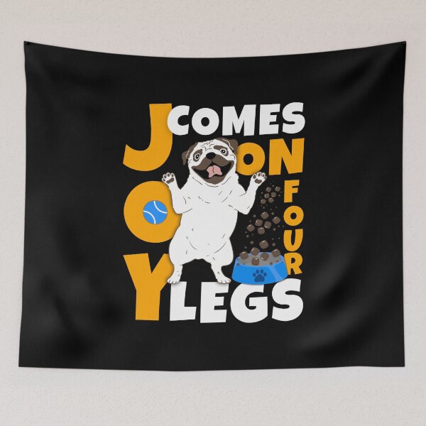 Item preview, Cute Dog Lover - Joy Comes On Four Legs designed and sold by WGBTee.