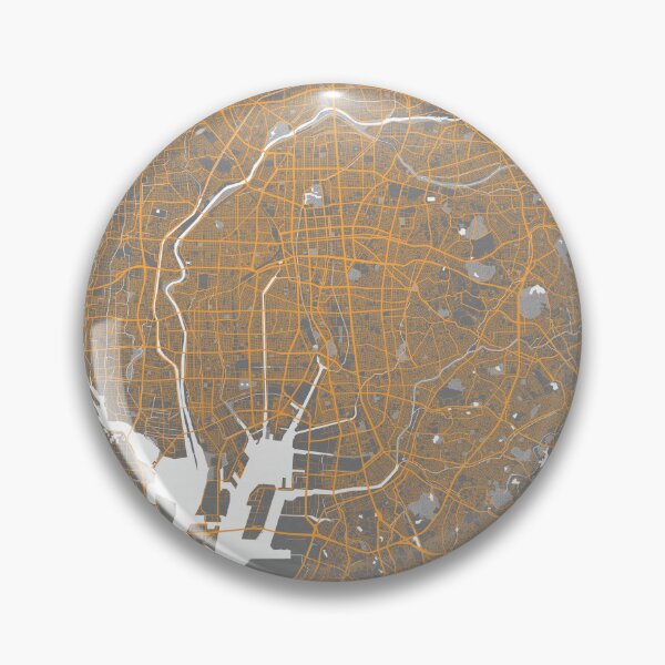 Item preview, Nagoya City Map of Japan  - Bauhaus designed and sold by deMAP.