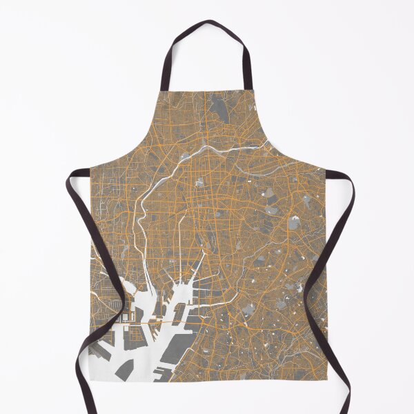 Item preview, Nagoya City Map of Japan - Bauhaus designed and sold by deMAP.