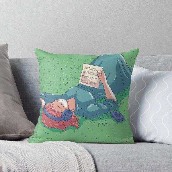 Item preview, Anime Girl Listening to Music in Nature designed and sold by AirForceTuan.