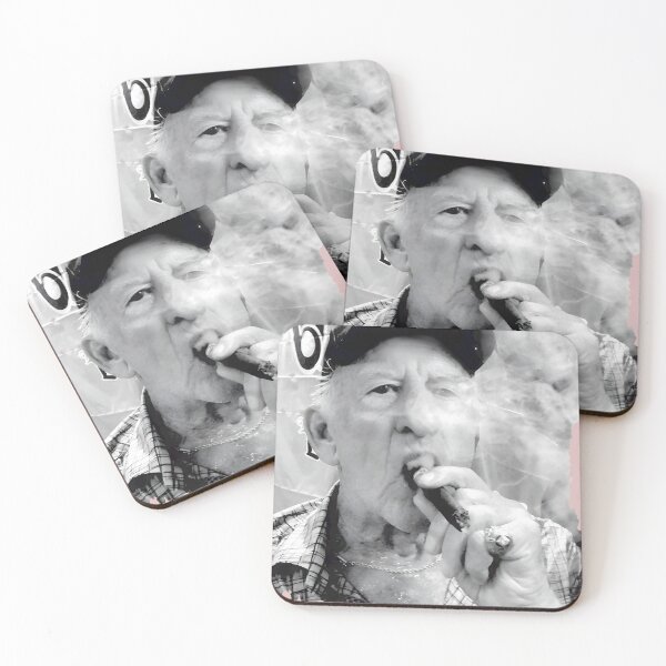 Item preview, Bob Uecker Retrato de cigarro de leyenda del béisbol en blanco y negro designed and sold by Jennie4Briant.