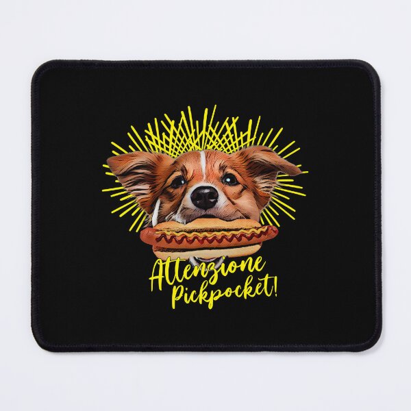 Item preview, Attenzione Pickpocket! Hotdog Doggo designed and sold by Scaryzz.