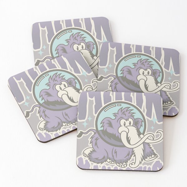 Item preview, Moon Mammoths Cosmic Explorer Design - Cute Space Animal Art designed and sold by Jennie4Briant.