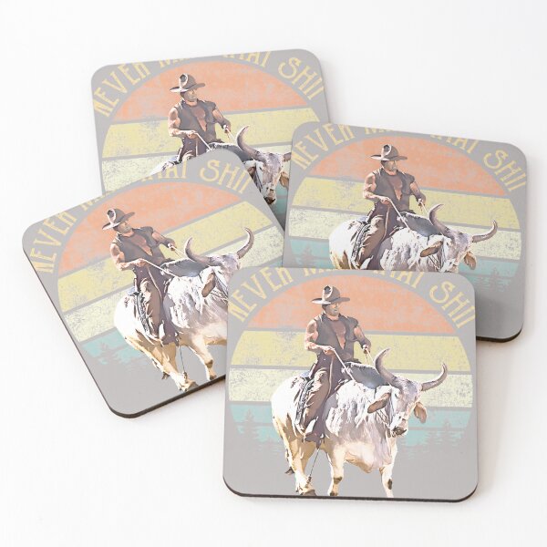 Item preview, Never Mind That Stuff! Here Comes The Ox Rider Vintage Sunset Art designed and sold by Jennie4Briant.