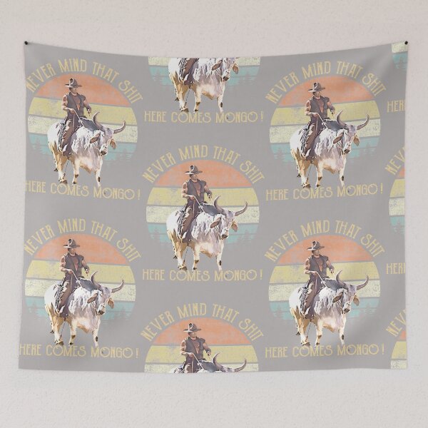 Item preview, Never Mind That Stuff! Here Comes The Ox Rider Vintage Sunset Art designed and sold by Jennie4Briant.