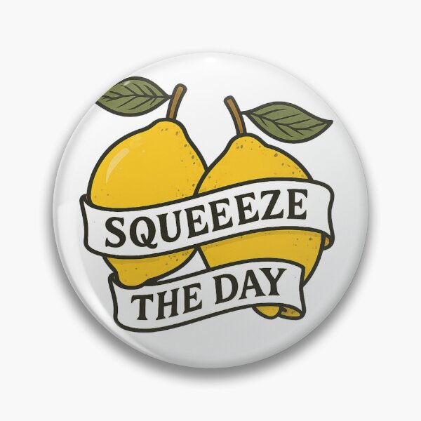 Item preview, Squeeze the Day Lemon Quote T-Shirt | Funny Positive Citrus Pun Design designed and sold by Nara8.