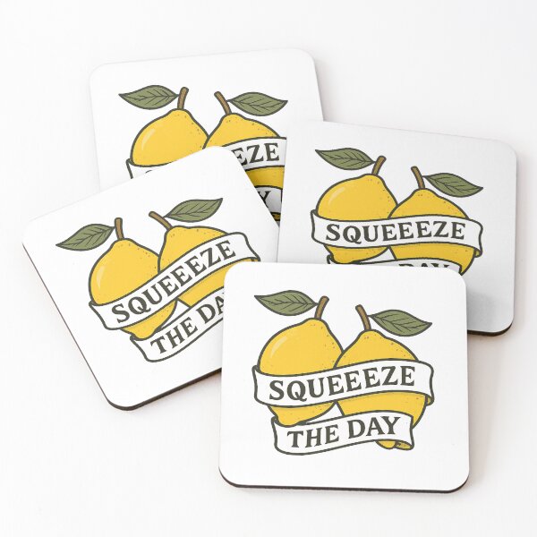 Item preview, Squeeze the Day Lemon Quote T-Shirt | Funny Positive Citrus Pun Design designed and sold by Nara8.