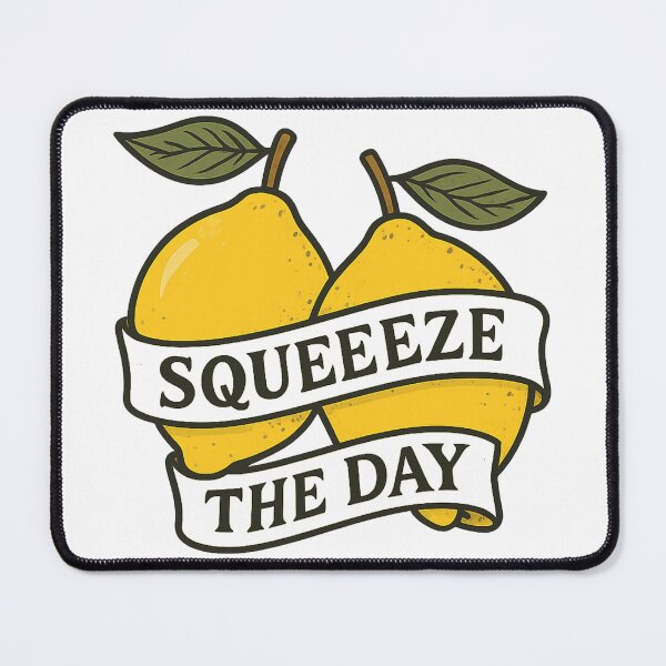 Item preview, Squeeze the Day Lemon Quote T-Shirt | Funny Positive Citrus Pun Design designed and sold by Nara8.