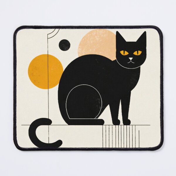 Item preview, Abstract Cat Art Print – Modern Digital Cat Illustration – Contemporary Wall Decor designed and sold by Stan Art Store.