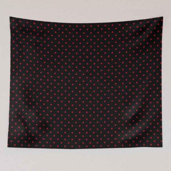 Item preview, Red Polkadots On Black designed and sold by POLKAIWERX.